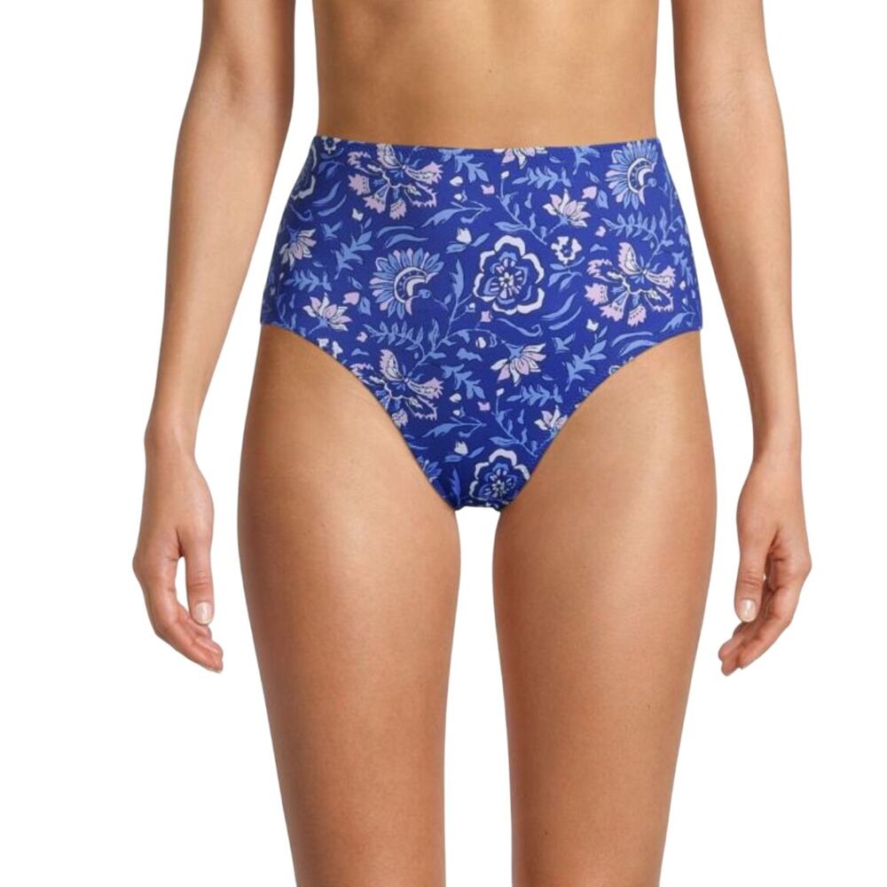 NWT Vineyard Vines Women's High Waisted Bikini Bottom Ocean Reef Size XS 2968-49